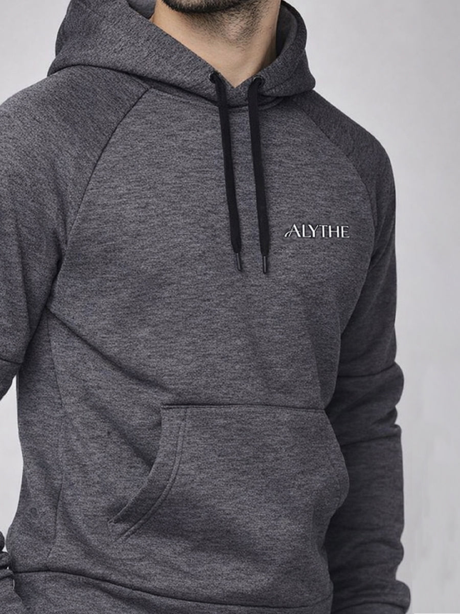 Pullover Hooded Sweatshirt Grey