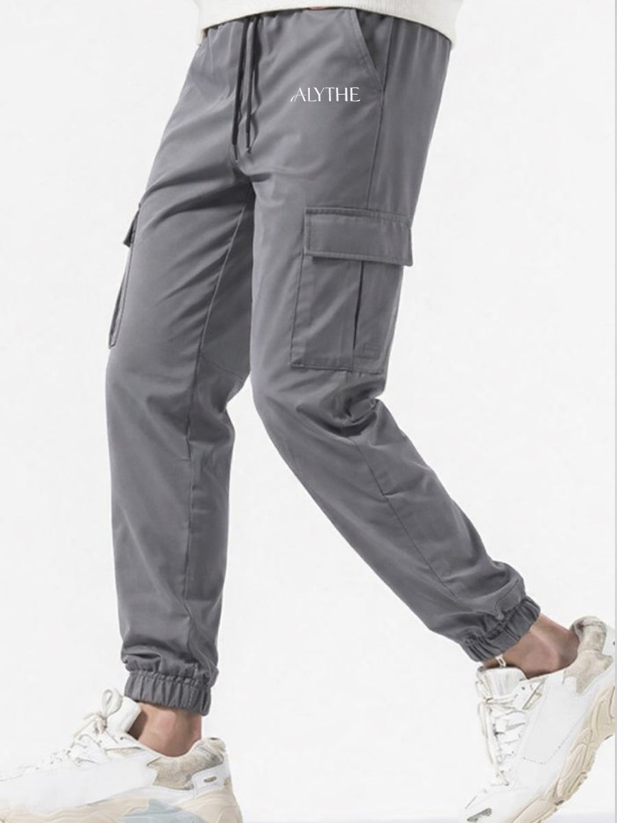Utility Cargo Jogger Pants Grey