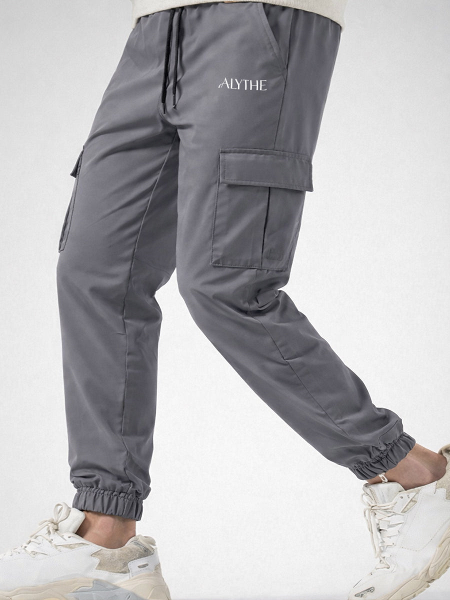 Utility Cargo Jogger Pants Grey