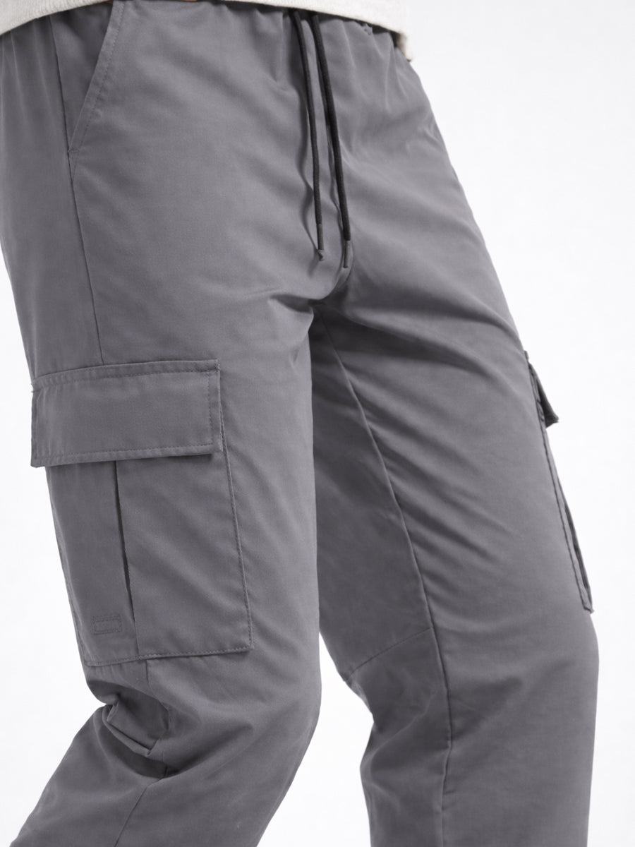 Utility Cargo Jogger Pants Grey