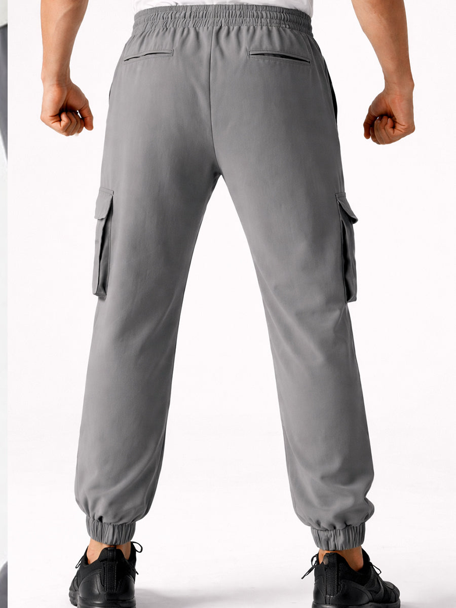 Utility Cargo Jogger Pants Grey