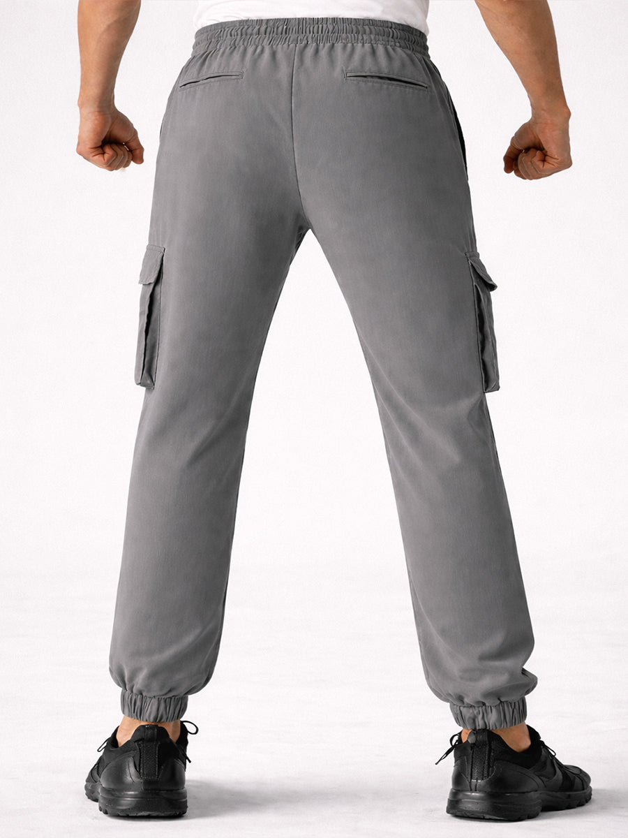 Utility Cargo Jogger Pants Grey