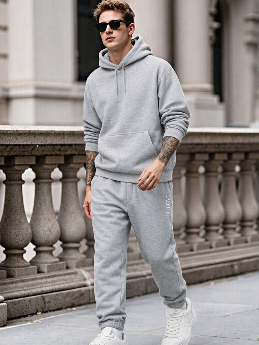Relaxed Fleece Jogger Pants Grey