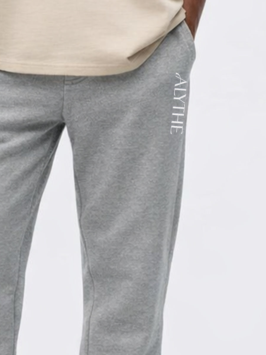 Relaxed Fleece Jogger Pants Grey