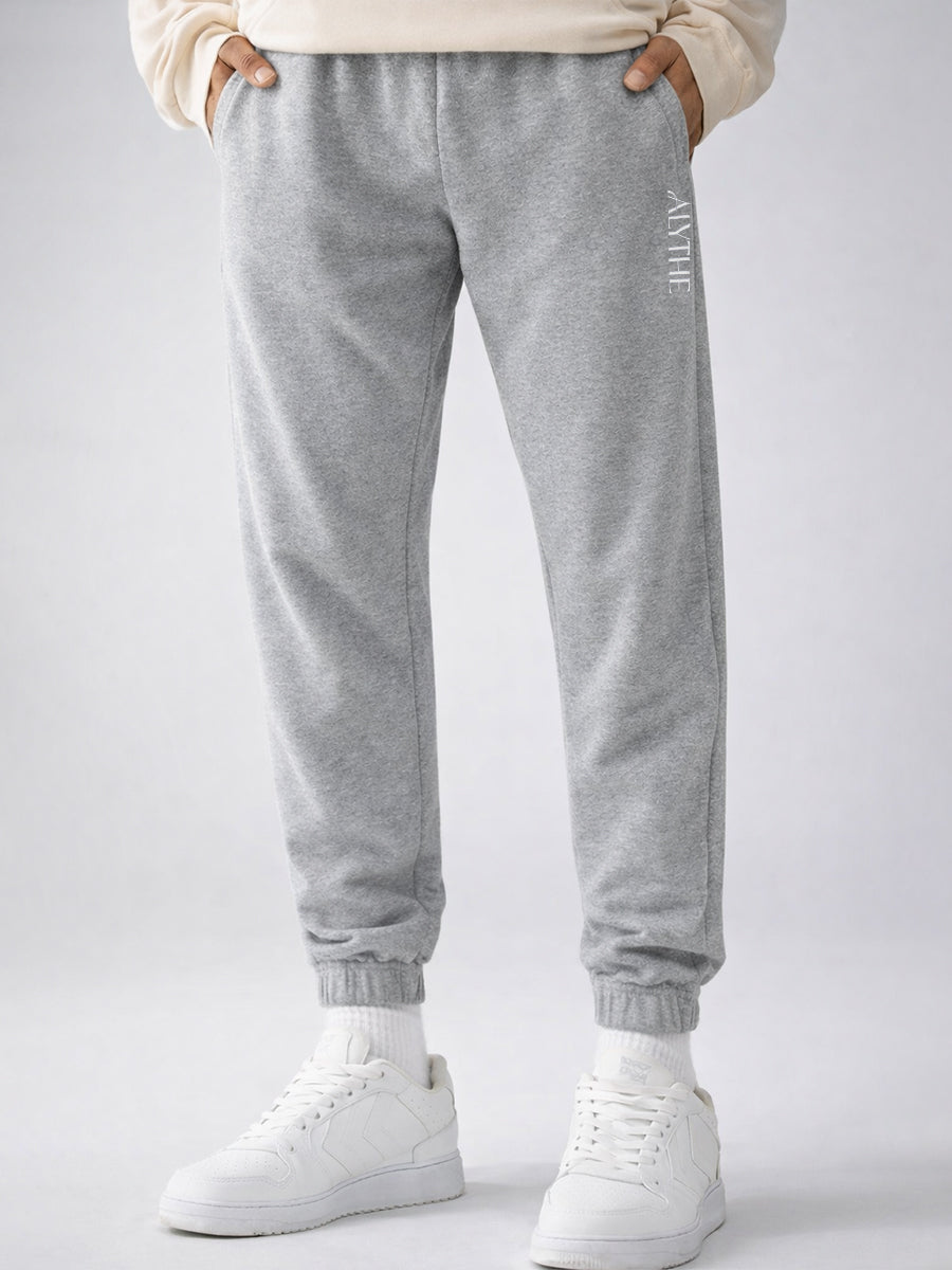 Relaxed Fleece Jogger Pants Grey