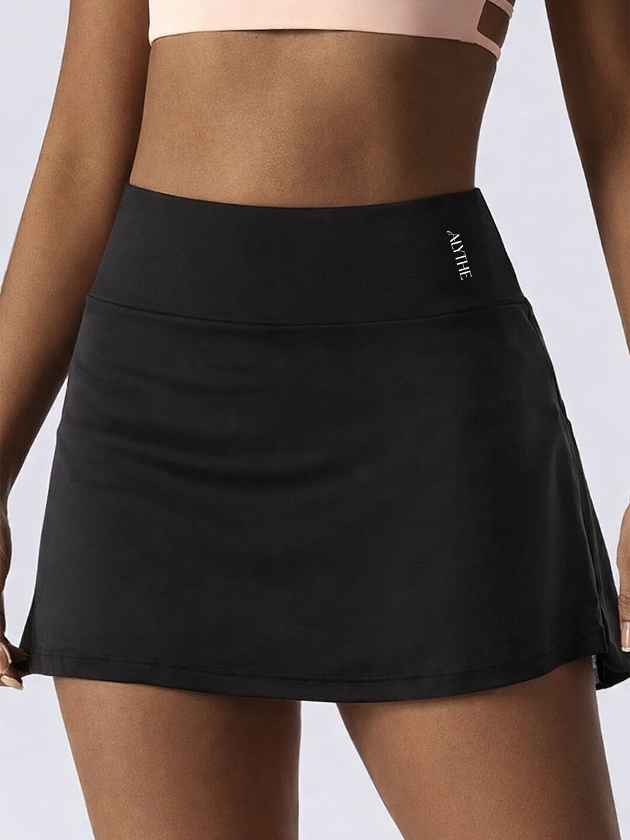 High Waist Performance Skirt Black